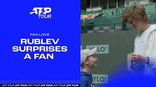 Rublev Surprises A Fan, And This Reaction Is EVERYTHING 