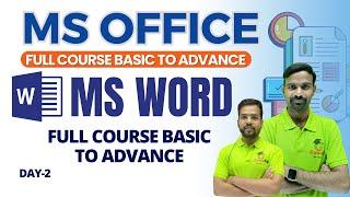 Day-2 || Microsoft Word  Introduction  || Microsoft Office Full  Course || GyanXp