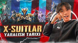  X-SUITLAR TARIXI !!! - U QANDAY YARALDI️? - PUBG MOBILE !!!