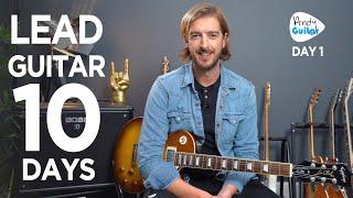 Lead Guitar Lesson 1 - Get Started with my new 10 Day Challenge!