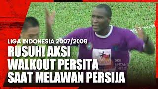 RUSUH! AKSI WALKOUT PERSITA SAAT MELAWAN PERSIJA