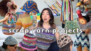 crochet scrap yarn projects | easy crochet projects for summer!