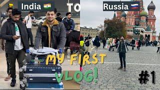 India to Russia️ #1 (New delhi to Moscow) in Aeroflot, Russian Airlines || My first travel vlog