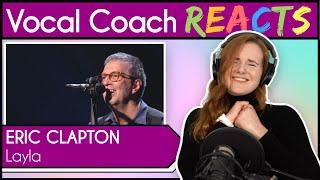 Vocal Coach reacts to Eric Clapton - Layla (Live)