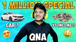 Revealing My Youtube Income ? | 1 Million Special QNA