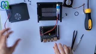 How to install Geekworm NVIDIA Jetson Nano Metal Case with Power & Reset Control Switch?