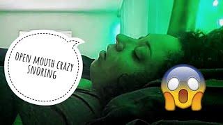 Sleep stream girl snoring || Open mouth snoring || loud snoring