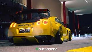 Rocket Bunny Pandem 80K Heavy Mods GT-R R35 | ARMYTRIX GTR Titanium Exhaust | Adv.1 Wheels |  VOLTEX