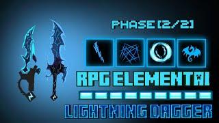 RPG Elemental Weapon Addon MCPE 1.21 | Lightning Dagger [Phase 2/2]