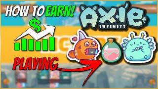 AXIE INFINITY - HOW TO EARN MONEY PLAYING! PLAY TO EARN TUTORIAL