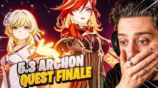 THE END OF NATLAN! Genshin Impact 5.3 Archon Quest Act 5 FULL REACTION