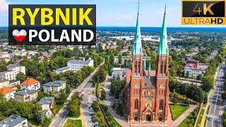  Rybnik z drona Śląsk, Polska! Lotnicza podróż po mieście!