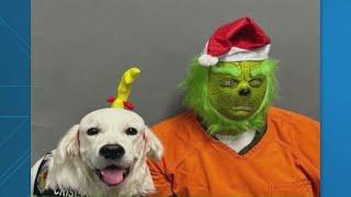 Grinch "arrests" caught on police body camera