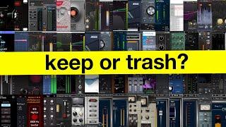 Keep or trash 298 plugins… which 64 do I keep?