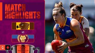 Hawthorn v Brisbane Highlights | Qualifying Final, 2024 | AFLW