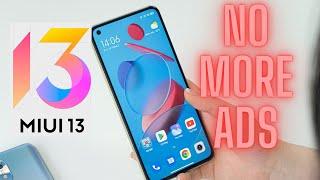 MIUI 13 WITHOUT ADS | XIAOMI PHONE WITHOUT ADS | HOW TO REMOVE ADS IN MIUI 13