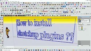 How to Install Sketchup Plugins | How to install SketchUp extensions