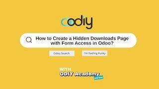 How to Create a Hidden Downloads Page with Form Access in @Odoo