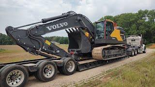 My New Volvo 350E Excavator Arrives!