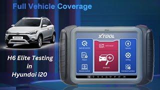 Xtool #h6elite Testing in #hyundai i20 (2015 diesel) latest version software #bestscanner #xtool