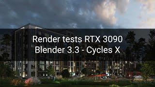 Test video Blender 3.3 - cycles x