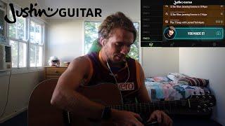 A beginner guitarist 'finishes' and reviews Justin Guitar