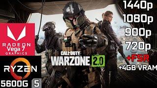 Call of Duty Warzone 2.0 - Ryzen 5 5600G Vega 7 & 16GB RAM