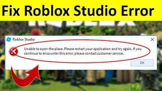 How to Fix Roblox Studio Publish Failed Error  in Windows 10 / 11