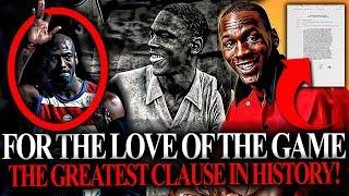 The GREATEST Clause In NBA History! Michael Jordan 'Love Of The Game'.