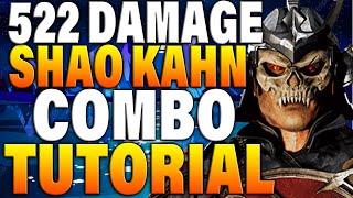 *NEW* Mortal Kombat 11 Shao Kahn Combo Tutorial - Shao Kahn MK11 Combo Guide