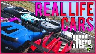 GTA 5 - REAL LIFE CARS MOD || YCA Add-On Cars Pack + Download