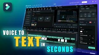 From Voice to Text in Seconds – Create Animated Captions with Filmora’s AI Tool