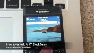 How to Unlock Blackberry Phone - locate IMEI & enter Code / Remove "Network MEP Code" Instructions