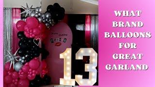 Quick video on Balloon Brand | How to start a balloon garland at event #balloon #brand #pink #diy