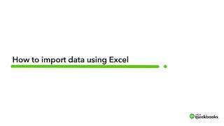 How to Import Data from Excel into QuickBooks Online