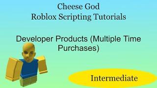 Developer Products - Roblox Scripting Tutorials