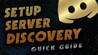 Discord Server Discovery Setup - A Quick How To Discord Guide for Discord Server Discovery