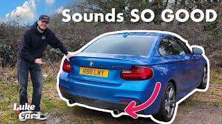 Sounds SO MUCH BETTER! -  BMW M235i Res Delete (Before & After)