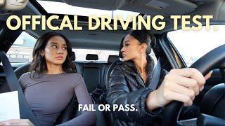 teaching my LITTLE sister how to drive *driving test*