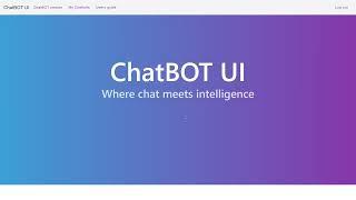 ChatBOT UI DEMO