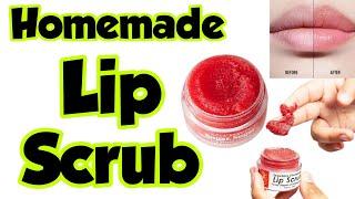 How to make lip scrub at home | DIY homemade lip scrub