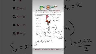 Can You Solve this Arithmetic Progression Teaser? #mathsshorts #arithmeticprogression