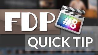 FCPX Quick Tip #8 How to relink media to save you a time in Final Cut Pro X