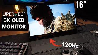 The UPERFECT  Ucolor O2 : This 16-inch , 120hz OLED Monitor Changed My Gaming Setup FOREVER!