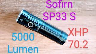 Sofirn SP33S Led Taschenlampe 5000 Lumen 1.Review auf Deutsch topkeine Olight Thrunite