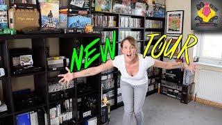 NEW RETRO GAMES ROOM TOUR | 2000+ Games | TheGebs24