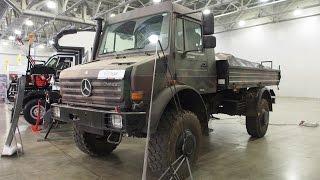 Mercedes-Benz Unimog U5000 4x4 -  Exterior Walkaround - Moscow Offroad Show 2015