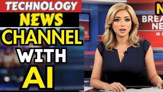 Create A News Channel Using AI | News Presenter| AI Avatar | Video Generator Free |ChatGPT & Canva