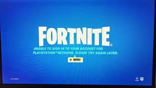 Unable to sign in to PlayStation Network Error on Fortnite (FIXED)