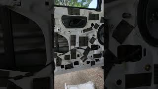 Sound deadening and speakers to improve audio in a 99 Ranger!